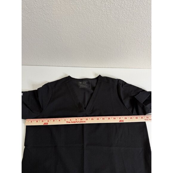 FIGS Scrub Set Women's size L Casma Top Yola Pants Black 2 pc - Picture 6 of 13